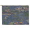 Water Lilies by Claude Monet Zipper Pouch - Large - 12.5"x8.5"