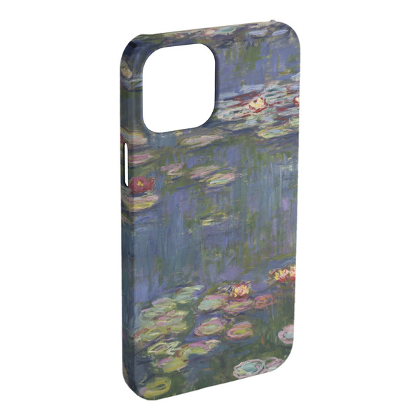 Custom Water Lilies by Claude Monet iPhone Case - Plastic - iPhone 15 Plus