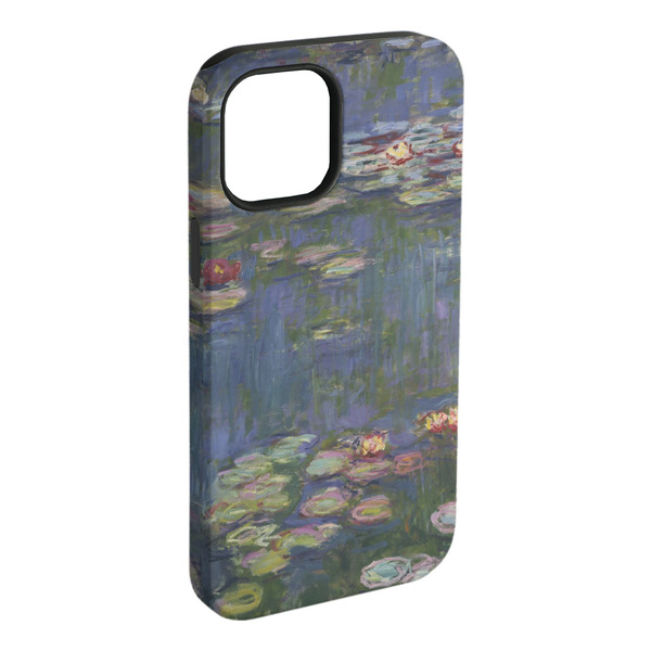 Custom Water Lilies by Claude Monet iPhone Case - Rubber Lined - iPhone 15 Pro Max