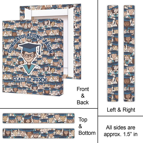 Graduating Students 11x14 - Canvas Print - Approval