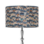Graduating Students 12" Drum Lamp Shade - Fabric (Personalized)