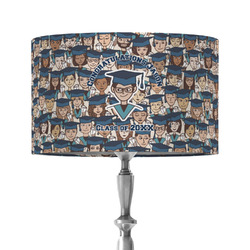 Graduating Students 12" Drum Lamp Shade - Fabric (Personalized)