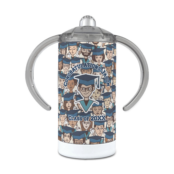 Custom Graduating Students 12 oz Stainless Steel Sippy Cup (Personalized)