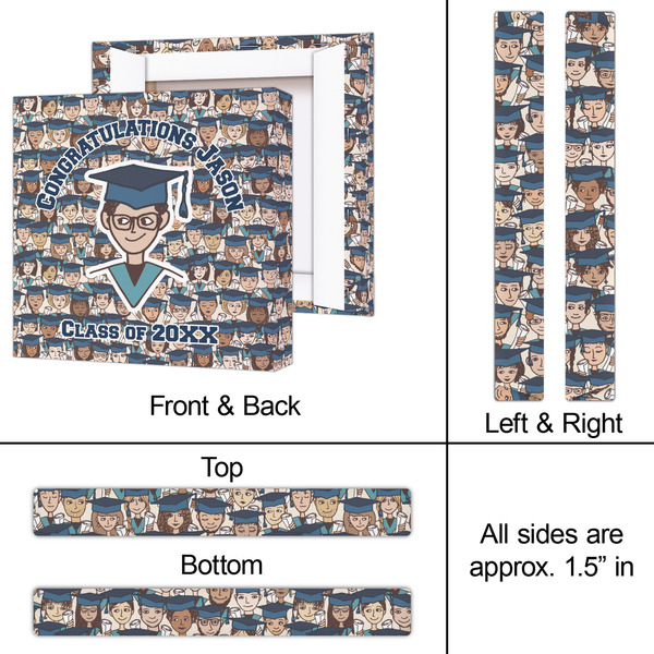 Graduating Students 12x12 - Canvas Print - Approval