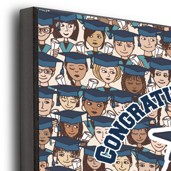 Graduating Students 12x12 Wood Print - Closeup