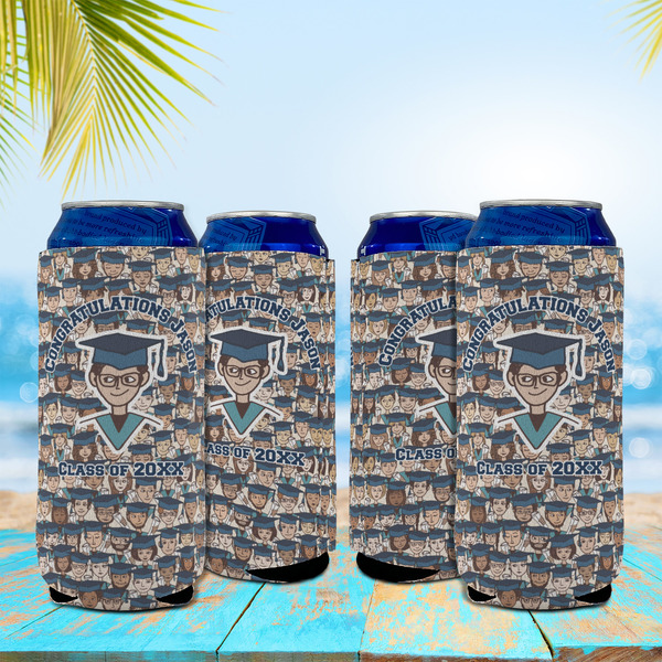 Graduating Students 16oz Can Sleeve - Set of 4 - LIFESTYLE