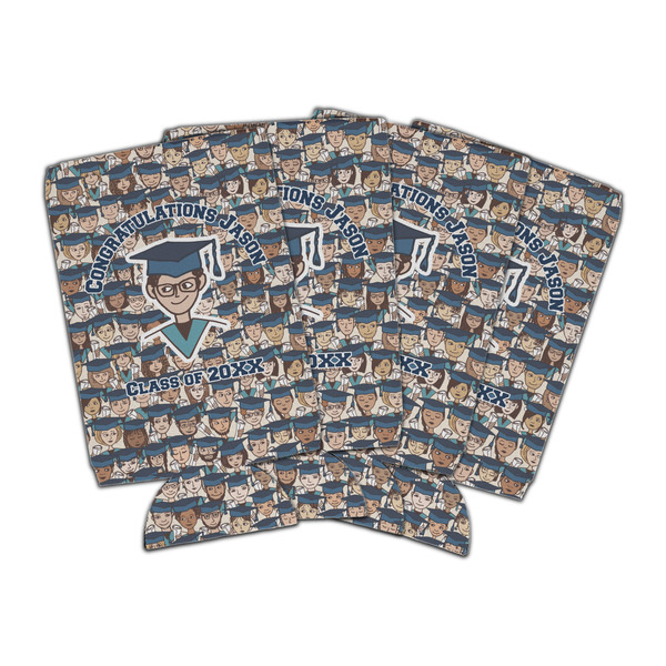 Custom Graduating Students Can Cooler (16 oz) - Set of 4 (Personalized)