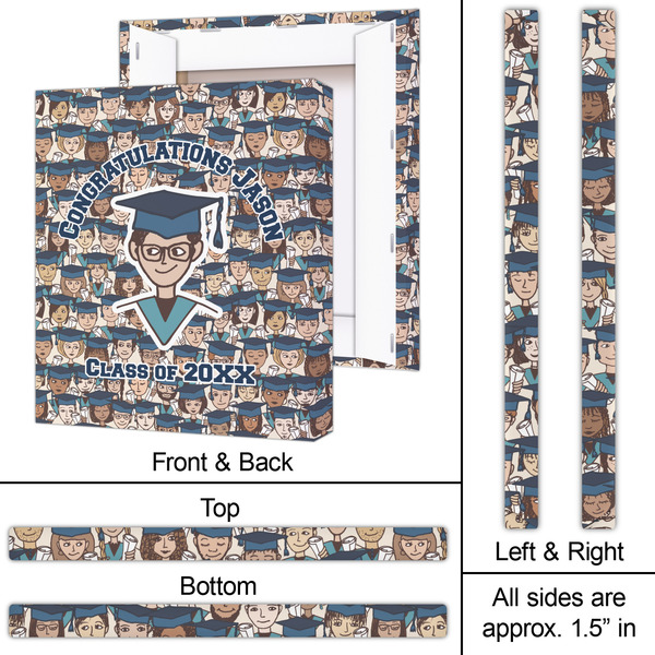 Graduating Students 20x24 - Canvas Print - Approval