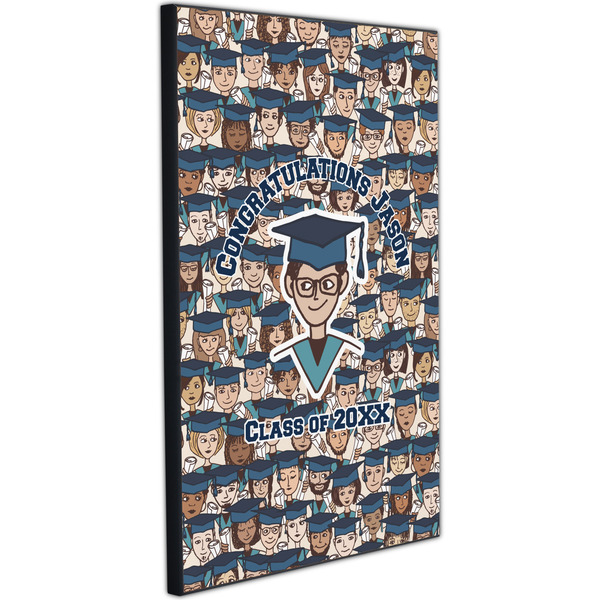 Graduating Students 20x30 Wood Print - Angle View