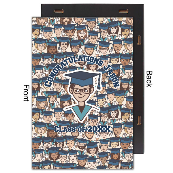 Graduating Students 20x30 Wood Print - Front & Back View