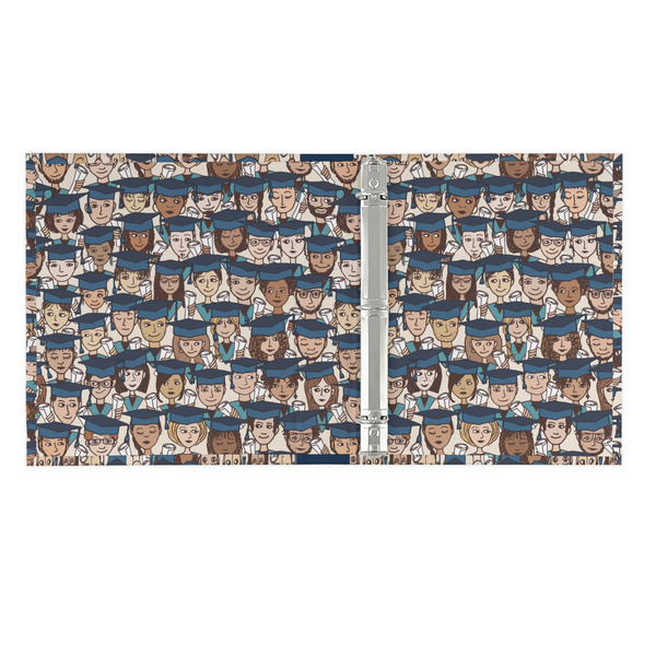 Graduating Students 3 Ring Binders - Full Wrap - 1" - OPEN INSIDE