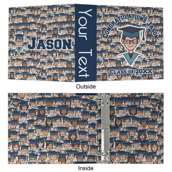 Graduating Students 3 Ring Binders - Full Wrap - 2" - APPROVAL