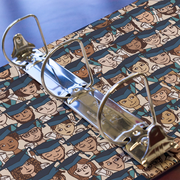 Graduating Students 3 Ring Binders - Full Wrap - 2" - DETAIL