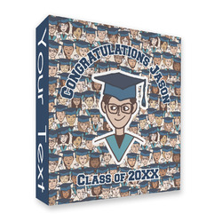 Graduating Students 3 Ring Binder - Full Wrap - 2" (Personalized)