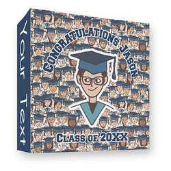Graduating Students 3 Ring Binder - Full Wrap - 3" (Personalized)