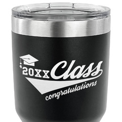 Graduating Students 30 oz Stainless Steel Tumbler - Black - Single Sided (Personalized)