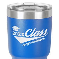 Graduating Students 30 oz Stainless Steel Tumbler - Royal Blue - Double-Sided (Personalized)
