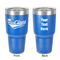 Graduating Students 30 oz Stainless Steel Ringneck Tumbler - Blue - Double Sided - Front & Back
