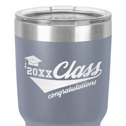 Graduating Students 30 oz Stainless Steel Tumbler - Grey - Double-Sided (Personalized)