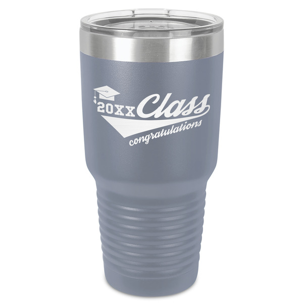 Custom Graduating Students 30 oz Stainless Steel Tumbler - Grey - Single-Sided (Personalized)