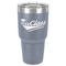 Graduating Students 30 oz Stainless Steel Ringneck Tumbler - Grey - Front