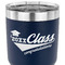 Graduating Students 30 oz Stainless Steel Ringneck Tumbler - Navy - CLOSE UP