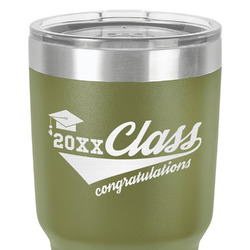 Graduating Students 30 oz Stainless Steel Tumbler - Olive - Single-Sided (Personalized)