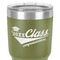 Graduating Students 30 oz Stainless Steel Ringneck Tumbler - Olive - Close Up