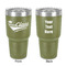 Graduating Students 30 oz Stainless Steel Ringneck Tumbler - Olive - Double Sided - Front & Back