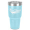 Graduating Students 30 oz Stainless Steel Ringneck Tumbler - Teal - Front