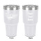 Graduating Students 30 oz Stainless Steel Ringneck Tumbler - White - Double Sided - Front & Back