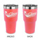 Graduating Students 30 oz Stainless Steel Tumbler - Coral - Double Sided (Personalized)