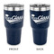 Graduating Students 30 oz Stainless Steel Tumbler - Navy - Double Sided (Personalized)