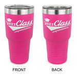 Graduating Students 30 oz Stainless Steel Tumbler - Pink - Double Sided (Personalized)