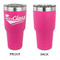 Graduating Students 30 oz Stainless Steel Ringneck Tumblers - Pink - Single Sided - APPROVAL