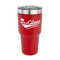 Graduating Students 30 oz Stainless Steel Ringneck Tumblers - Red - FRONT