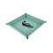 Graduating Students 6" x 6" Teal Leatherette Snap Up Tray - CHILD MAIN