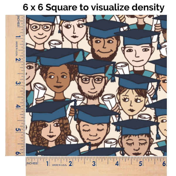 Graduating Students 6x6 Swatch of Fabric