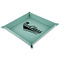 Graduating Students 9" x 9" Teal Leatherette Snap Up Tray - MAIN