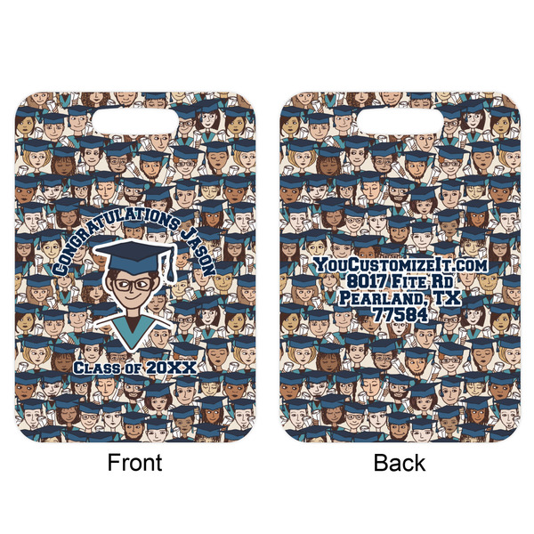 Graduating Students Aluminum Luggage Tag (Front + Back)