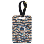 Graduating Students Metal Luggage Tag w/ Name or Text