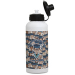 Graduating Students Water Bottles - Aluminum - 20 oz - White (Personalized)