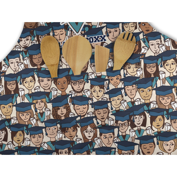 Graduating Students Apron - Pocket Detail with Props