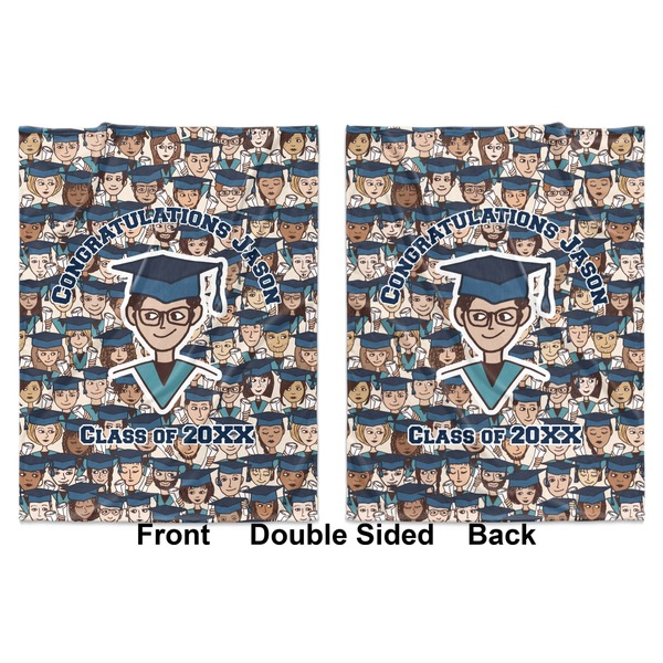 Graduating Students Baby Blanket (Double Sided - Printed Front and Back)
