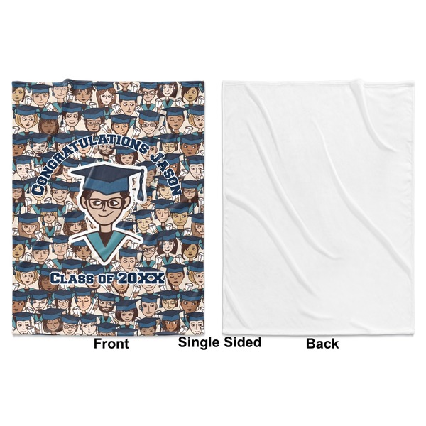 Graduating Students Baby Blanket (Single Sided - Printed Front, White Back)