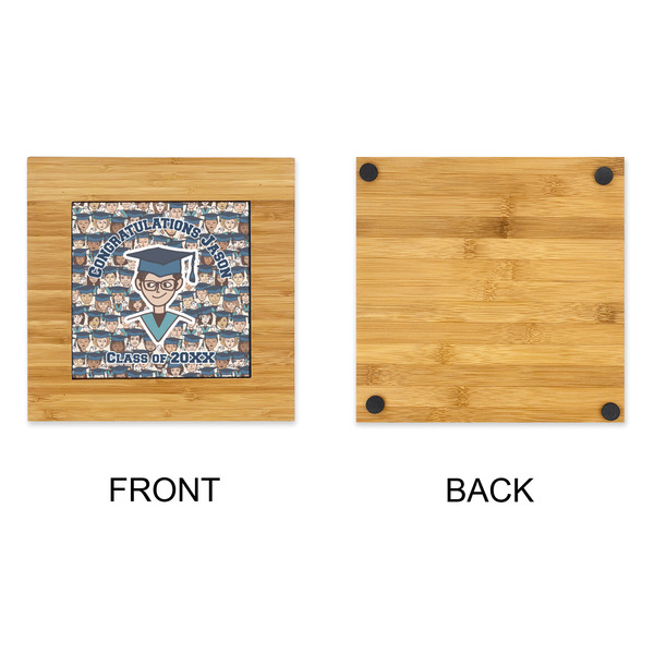 Graduating Students Bamboo Trivet with 6" Tile - APPROVAL