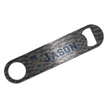 Graduating Students Bar Bottle Opener - Silver w/ Name or Text