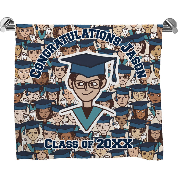 Custom Graduating Students Bath Towel (Personalized)