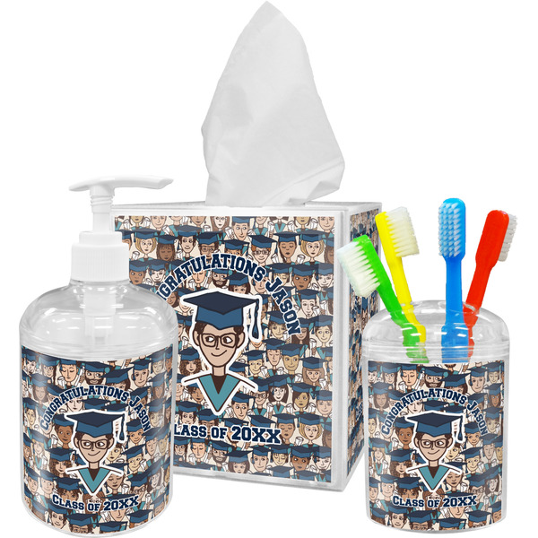 Graduating Students Bathroom Accessories Set (Personalized)