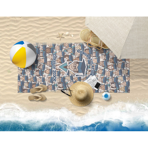 Graduating Students Beach Towel Lifestyle